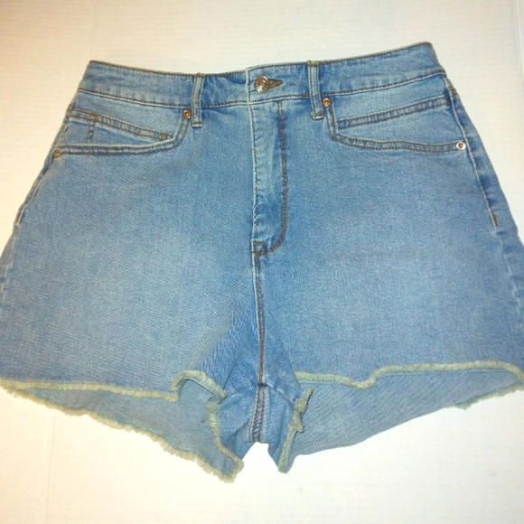 NWOT☆Juniors/Women's "SCOOP" High Waist Super Stretch Raw Hem Denim Mom Jeans☆ - Picture 9 of 11